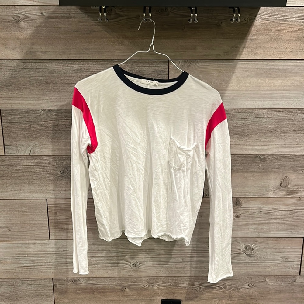 Rag and bone, long sleeve shirt. Size woman’s small.